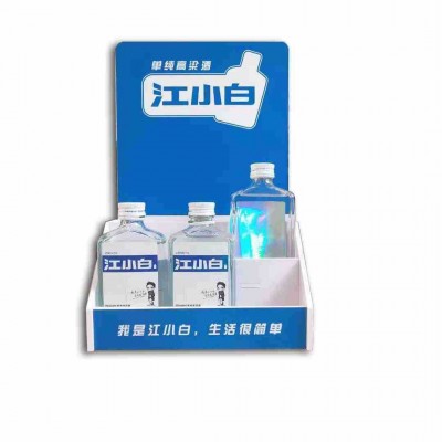 定制PVC安迪板展架小酒陈列架样品小货架收银台小摆台置物架桌面图2
