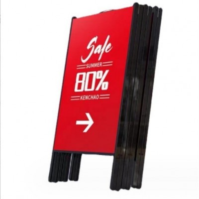 户外活动室内广告牌展示牌展架便携落地式kt板促销海报铁质展示架图5