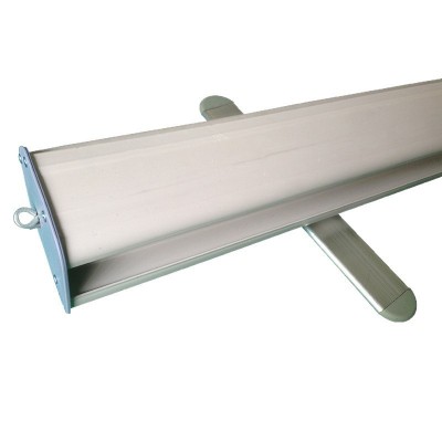 塑钢宽底座易拉宝宽屏伸缩铝合金易拉宝80*200门型展示架工厂定制图5