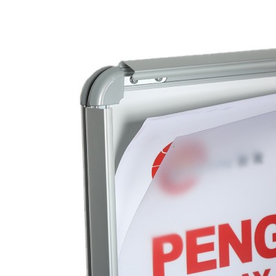 厂家供应 加重注水双面展架 加油站海报架A0 户外铝塑板展示架图5