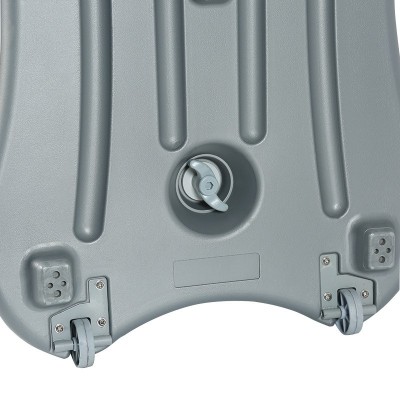 厂家供应 加重注水双面展架 加油站海报架A0 户外铝塑板展示架图3