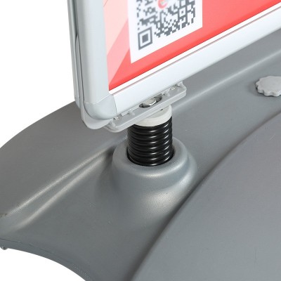 厂家供应 加重注水双面展架 加油站海报架A0 户外铝塑板展示架图4