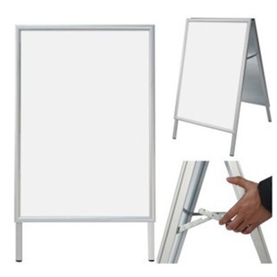 定制铝合金双面展架展示架 海报架 广告牌 KT板展架 展板 A型