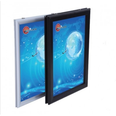 工厂供应铝合金双面框 悬挂可开启式广告海报框 A3A4画框 镜框