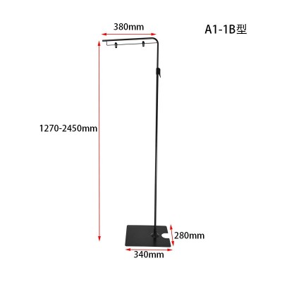 落地式海报架POP海报架子L型展示架店铺海报促销架立式伸缩夹子图4