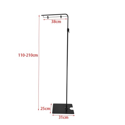 落地式海报架POP海报架子L型展示架店铺海报促销架立式伸缩夹子图3