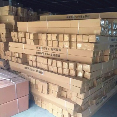 实力工厂注水旗杆5米7米3米户外广告伸缩旗竿-道旗刀旗帜宣传彩旗图4