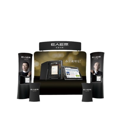 批发快幕秀 签到处背景板签名墙 铝合金展示架直型弧形快 幕秀展架图5