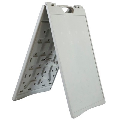 注水A板塑料海报架立式手提广告展示架KT板产品宣传指示广告牌图5