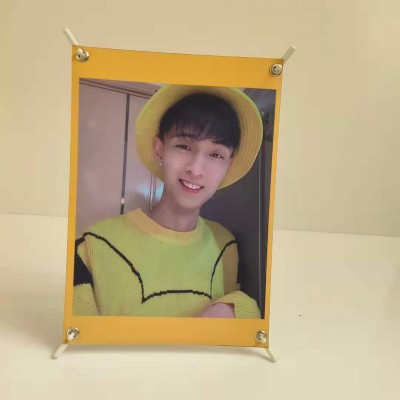 桌面小展架X支架迷你易拉宝制做A4海报架促销POP广告牌A3小型台签图2