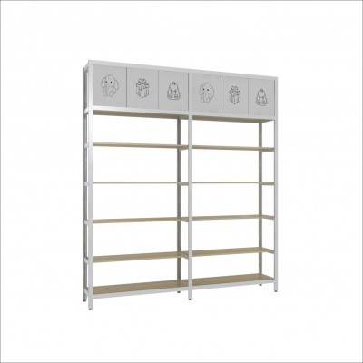 陈列架双面母婴货架毛绒玩具展架日用品文具挂架超市百货书店饰品图3