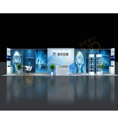 移动展台酒店活动展位异地参展展位3X6铝合金框架组合拆装型图4