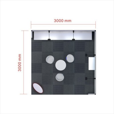 商场活动展架展览会展架展厅展架铝材框架组合型重复使用图5