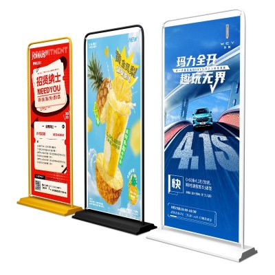 加重门型展架户外便携海报展架架子广告立牌80x180易拉宝展示架图4