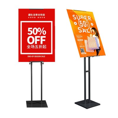 kt板展示架立式落地式指示牌立牌商场超市广告牌KT板支架宣传架子图5