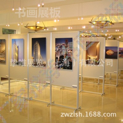 苏湖州上海八棱柱书画展板展会隔断屏风活动移动展架18501668049