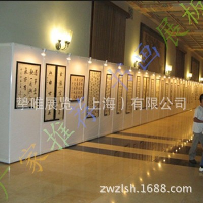苏湖州上海八棱柱书画展板展会隔断屏风活动移动展架18501668049图3