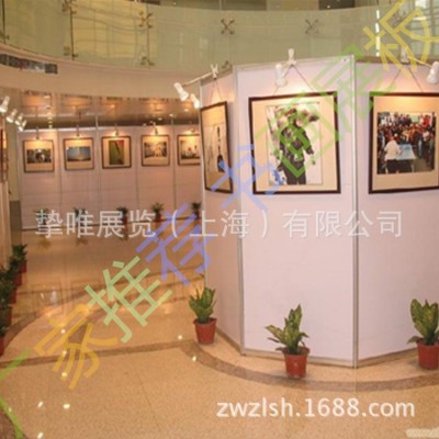 苏湖州上海八棱柱书画展板展会隔断屏风活动移动展架18501668049图5