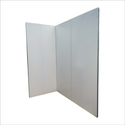 移动书画展板博物馆室内展厅背景墙宣传隔断画展亚麻布无缝板墙图4