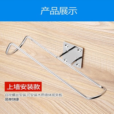 钉墙方管槽板溜冰鞋架直接上墙轮滑冰鞋托展示横梁旱冰速滑鞋托架