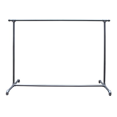 深圳东莞品牌专卖店服装店落地款式水管挂衣架图4