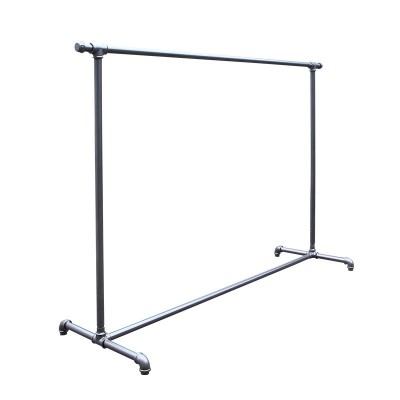 深圳东莞品牌专卖店服装店落地款式水管挂衣架图3