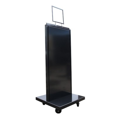 深圳东莞品牌专卖店服装店展示架钣金加工落地款式双面挂衣架图2