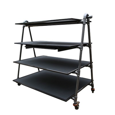 深圳东莞品牌店服装店展示运动用品店4层衣服架图2