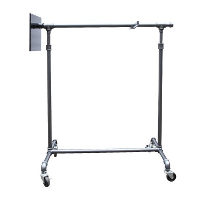 深圳东莞品牌专卖店服装店落地款式水管架挂衣架图4