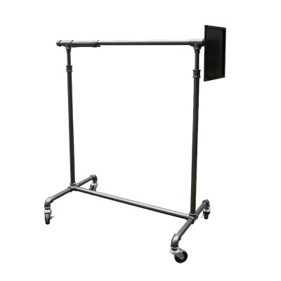 深圳东莞品牌专卖店服装店落地款式水管架挂衣架图5