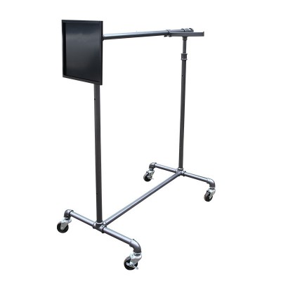 深圳东莞品牌专卖店服装店落地款式水管架挂衣架图3