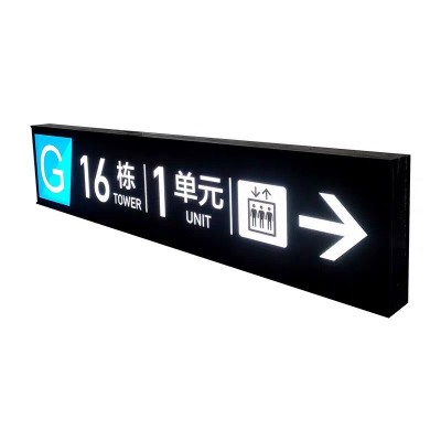 双面吊牌地下灯箱停车场导向牌地铁悬挂医院洗手间发光指示牌制作图4
