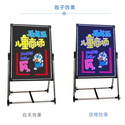 闪光屏广告牌挂墙式发光字悬挂招牌灯箱led户外显示屏电子荧光板图3