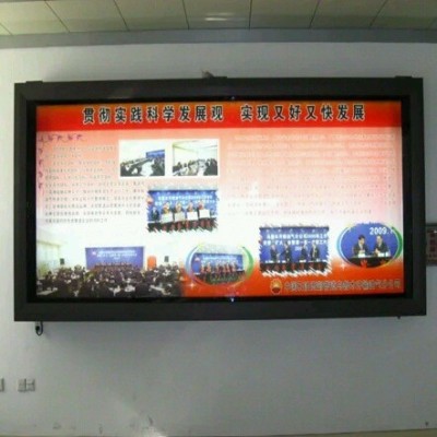 壁挂滚动换画灯箱 智能卷轴广告牌 社区挂壁式悬挂广告宣传栏图4