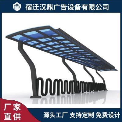 膜结构车棚球场体育看台棚停车棚游乐园张拉膜遮阳棚智能公交站台图4