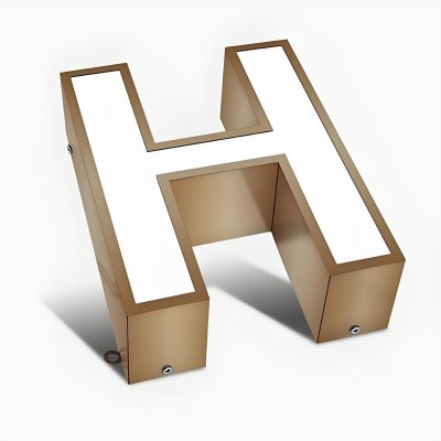 不锈钢背发光字 迷你字 水晶字制作 LED发光字 源头工 厂直销图5