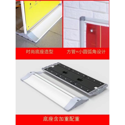 户内外加重底座德式时尚黑色白色门型龙门展架图4