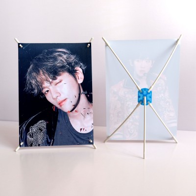 桌面X展架 X支架 A4迷你展架小X展架A3 海报支架 易拉宝x架小展架图2