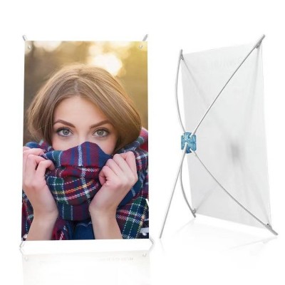 桌面X展架 X支架 A4迷你展架小X展架A3 海报支架 易拉宝x架小展架图5