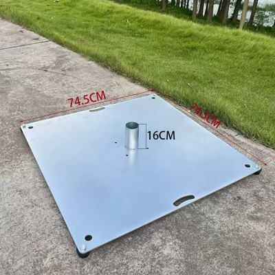 5米铁板道旗免注水旗杆刀旗彩旗不锈钢旗杆户外广告旗帜横幅