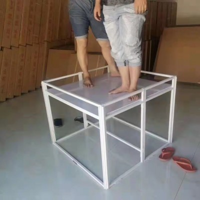 铁质地堆新款堆头超市展示架商场折叠货架广告桌促销花车陈列展柜图4