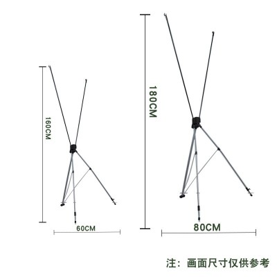 室内广告牌展示牌批发 加强型韩式X展架80x180 立式广告海报架图3