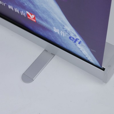 铝合金易拉宝展示架海报展架展销会结婚迎宾生日展示牌定 制海报图3