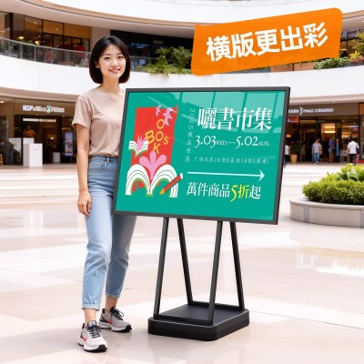 户外加高注水海报架防风指引牌停车警示牌门店宣传广告牌招聘水牌图3