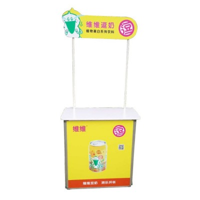 定制限时屏风促销台花车户外宣传制作展示架子广告牌铝合金展示架图5