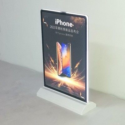 可充电A4桌面广告灯箱A3亚克力台卡薄可发光桌面广告灯牌摆台立牌图4