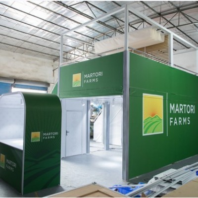 定制展台展位展览摊位搭建会展标准9*6双层展台工厂生产直销搭建图3