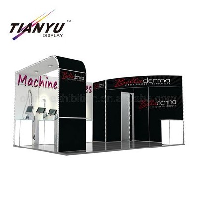 制作6*6特装展位 展示设计 展览搭建 展台搭建 快装快拆广告台图2