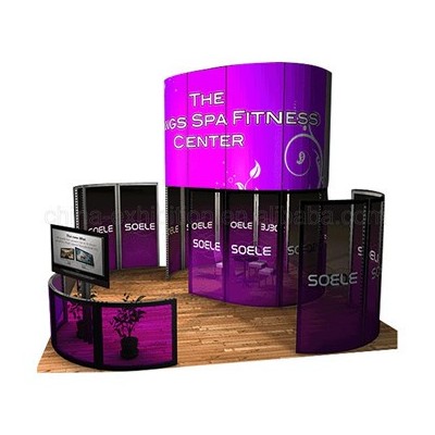 制作6*6特装展位 展示设计 展览搭建 展台搭建 快装快拆广告台图4