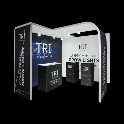 广交会便携标准摊位广告展位展台展览搭建夹板航空箱工厂生产可订图5